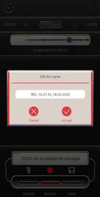 Voice Recorder android App screenshot 2