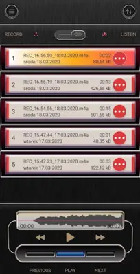 Voice Recorder android App screenshot 3